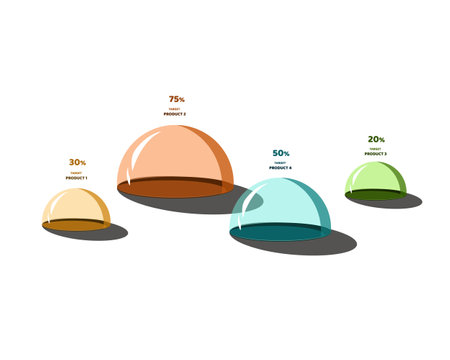 3d vector infographic design elements, for material designのイラスト素材