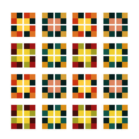 Pattern background decorative color vectorのイラスト素材