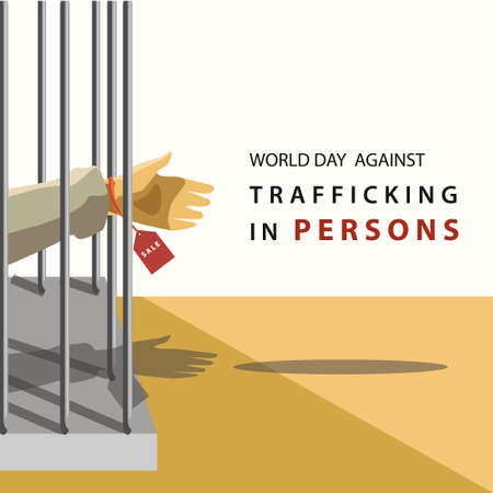 World Day against Trafficking in Personsのイラスト素材
