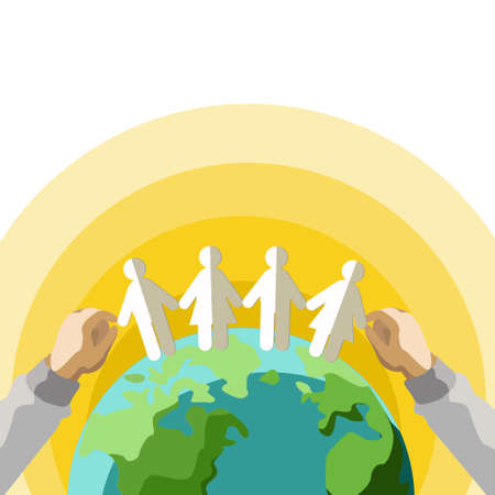 International Friendship Day, design for theme friendshipのイラスト素材