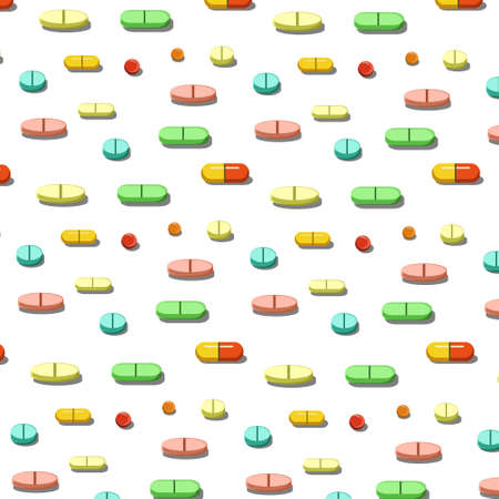 Pattern Illustration for theme medicalのイラスト素材