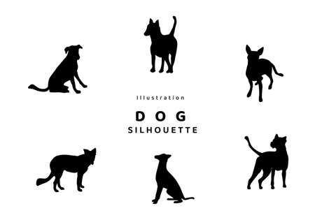 Illustration Vector Dog Clip Artのイラスト素材