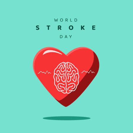 World Stroke Day Illustration Vectorのイラスト素材