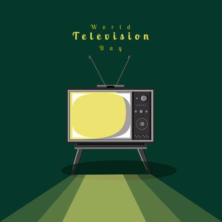 World Television Day Illustration Vectorのイラスト素材