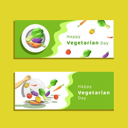 World Vegan Day Illustration Vectorのイラスト素材