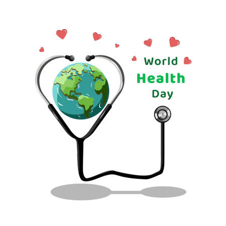 World Health Day Vector Illustrationのイラスト素材