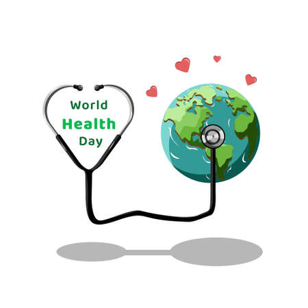 World Health Day Vector Illustrationのイラスト素材