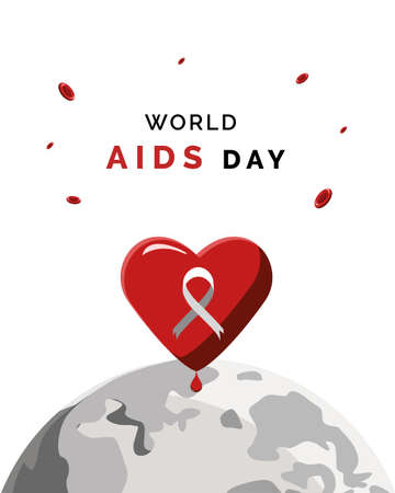World Aids Day Vector Illustrationのイラスト素材