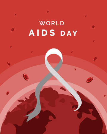 World Aids Day Vector Illustrationのイラスト素材