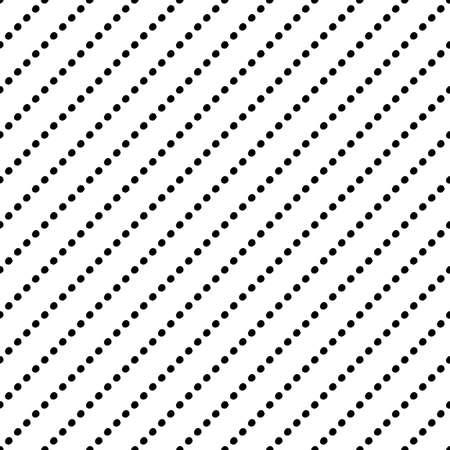 Abstract stripe pattern with trendy dots. Cute vector black and white stripe pattern. Seamless monochrome diagonal stripe pattern for fabric, wallpapers, wrapping paper, cards and web backgrounds.のイラスト素材