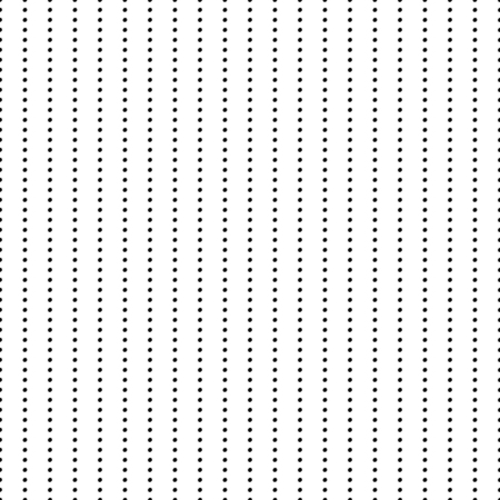 Abstract stripe pattern with trendy dots. Cute vector black and white stripe pattern. Seamless monochrome vertical stripe pattern for fabric, wallpapers, wrapping paper, cards and web backgrounds.のイラスト素材