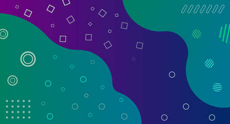 modern abstract vector background design with outline shapes dottedのイラスト素材