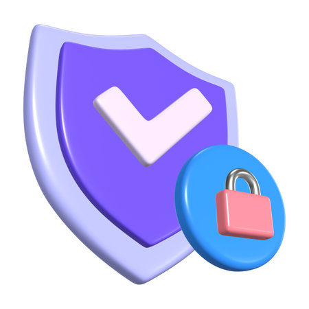This is a Antivirus 3D Render Illustration Icon. High-resolution JPG file isolated on a white background.の写真素材