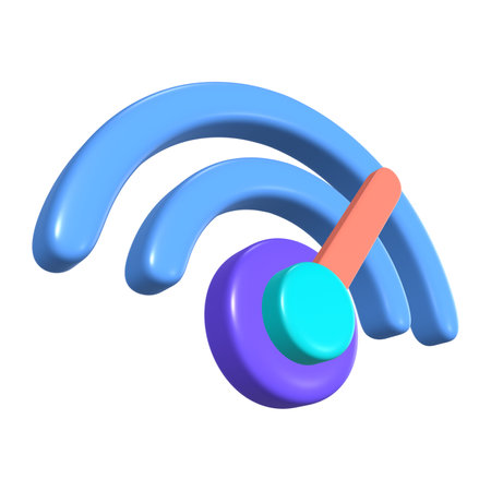 This is a Internet Speed 3D Render Illustration Icon. High-resolution JPG file isolated on a white background.の写真素材