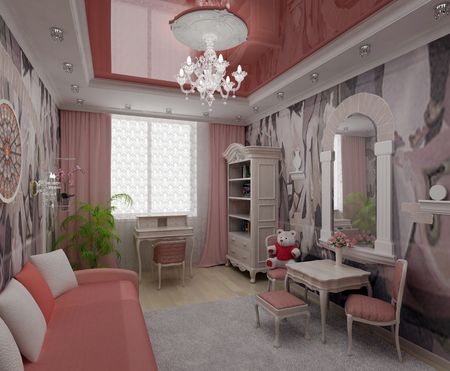 cozy interior room with a window and furnitureの写真素材