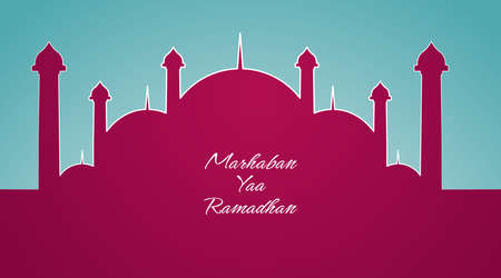 vector background, Ramadan simple bannerのイラスト素材