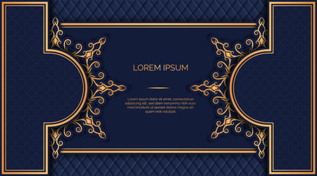 Luxury ornamental background. Template for wedding invitation, greeting card. Vector illustrationのイラスト素材