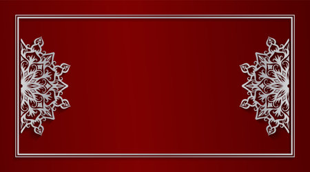 luxury ornamental mandala, vector designのイラスト素材