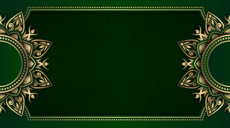 luxury background  with mandala ornamentのイラスト素材