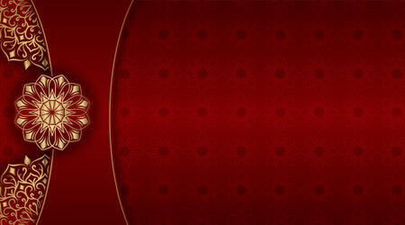 luxury background  with mandala ornamentのイラスト素材