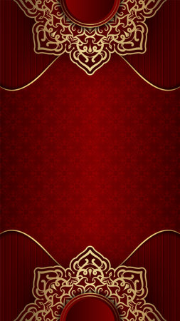 luxury background  with mandala ornamentのイラスト素材