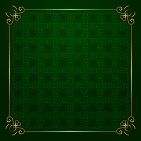 floral pattern, with vintage frameのイラスト素材