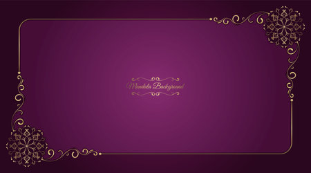 floral ornament frame and mandala&#xD;&#xA;のイラスト素材