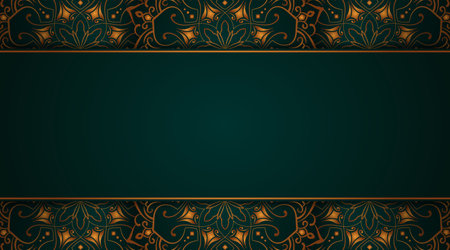 luxury background with mandala ornamentのイラスト素材