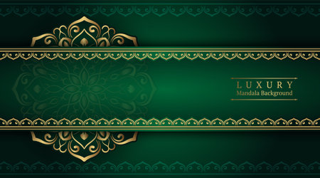 luxury background with mandala ornamentのイラスト素材