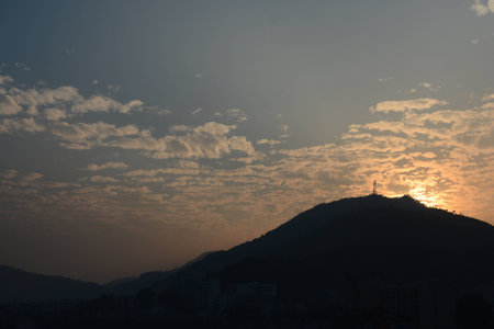 sunsetの写真素材