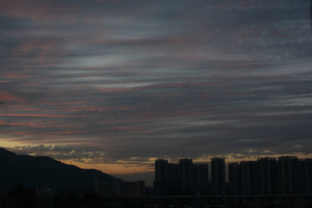 Twilight of the cityの写真素材