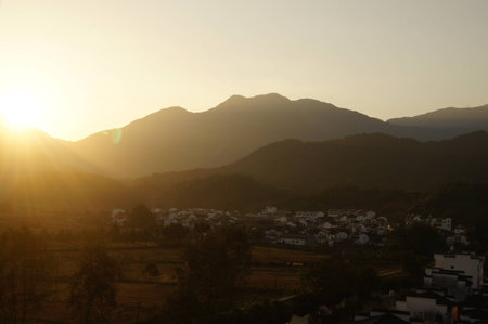 sunsetの写真素材