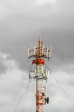 antenna repeater towerの写真素材