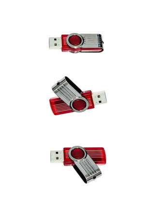 usb on white background