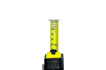 tape measure on white background