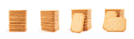 Biscuit isolated on white background.の写真素材