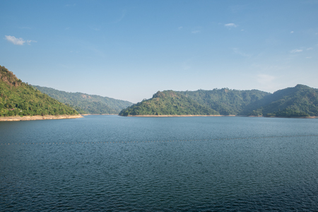 Mountain water source, back of Khun Dan Prakan Chon Dam, Nakhon Nayok, Thailand.の写真素材
