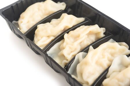 wonton with japanese sauce (pork and chicken)の写真素材