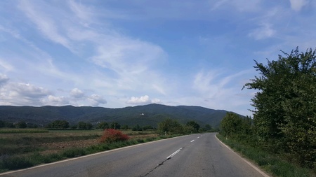 Road landscapeの素材