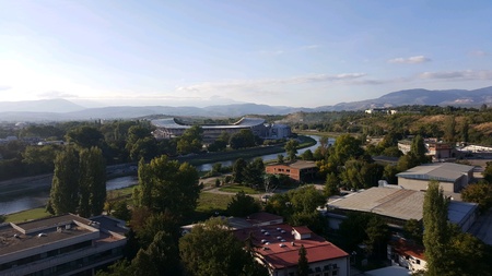 Skopje city viewの素材