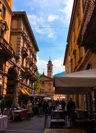 Lugano streetの素材
