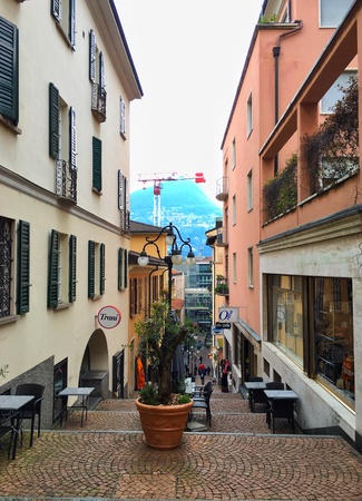 Lugano streetの素材