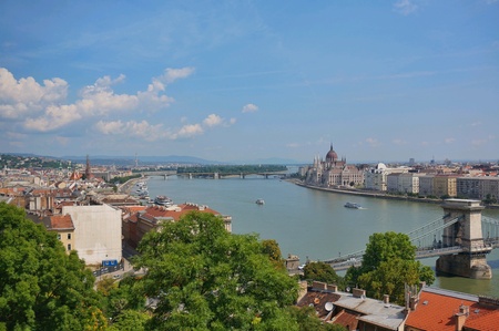 Cityscape of Budapest, Hungaryの素材
