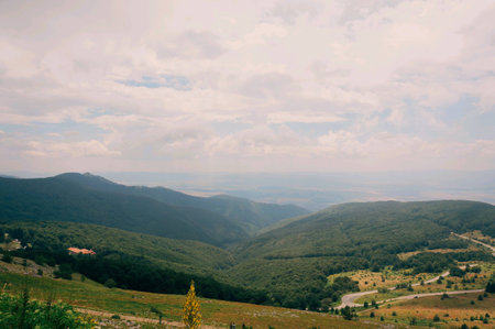 Balkan mountains landscape in Bulgariaの素材
