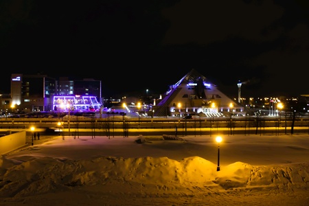 Night Kazan cityscapeの素材