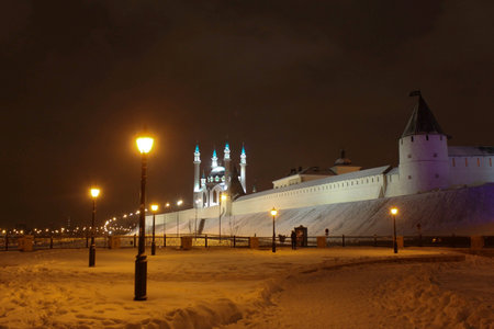 Night Kazan cityscapeの素材