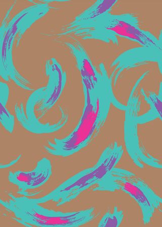 Painted hand made texture for print, paper wallpaper, home decor, fabric, textile, invitationのイラスト素材