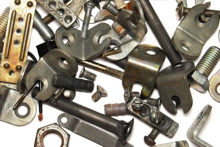 Set of building materials on a white background.の写真素材