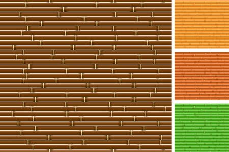 Bamboo vector seamless background collection of the different colorsのイラスト素材