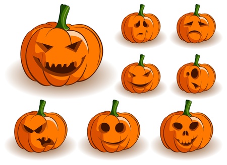 Jack-o-lanternのイラスト素材
